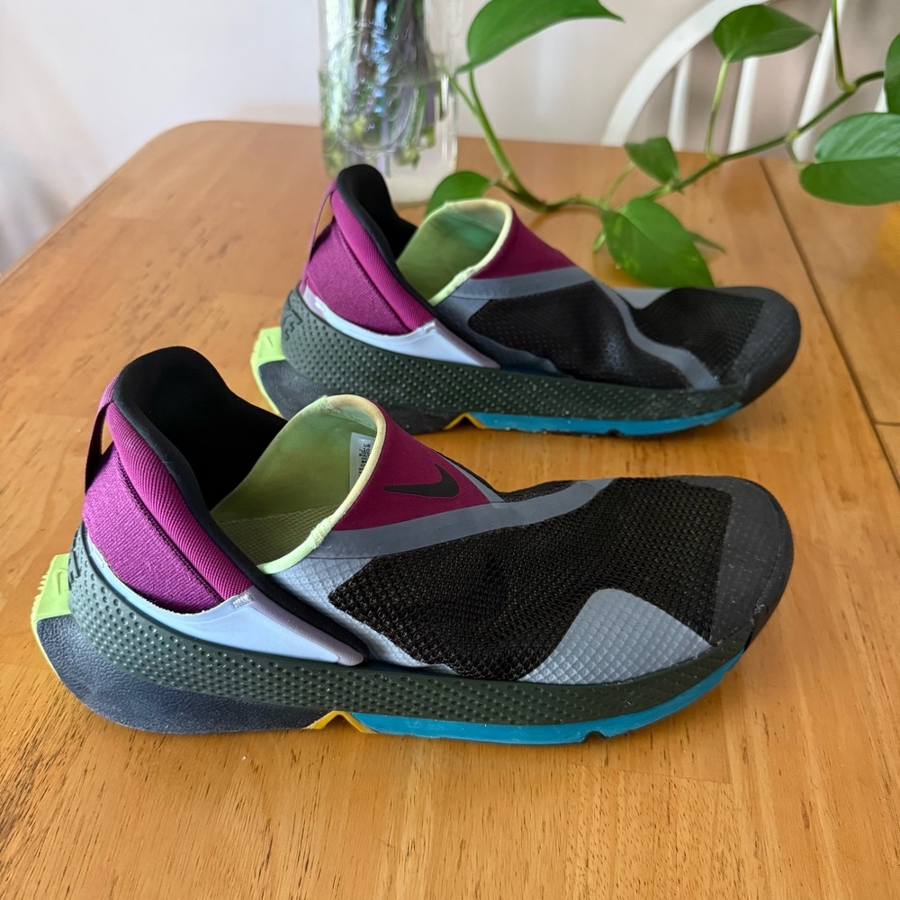 Nike GO FlyEase 'Black Lime Glow - 10